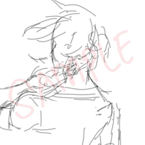 example of rough sketch